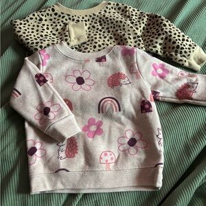 Garanimals Pink and Tan Patterned Kids' Sweatshirts